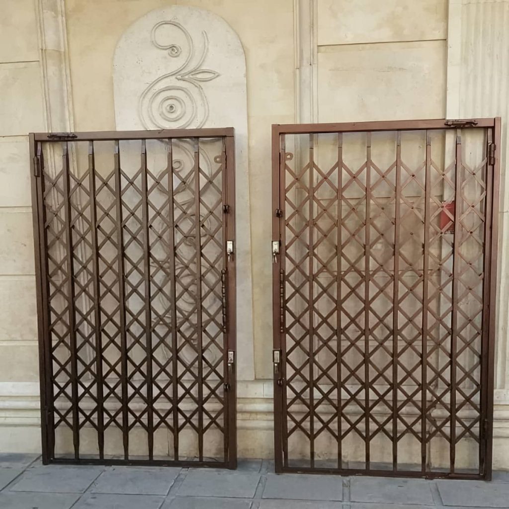 فروش درب آکاردئونی حفاظ آپارتمان ریلی تاشو در نظرآباد