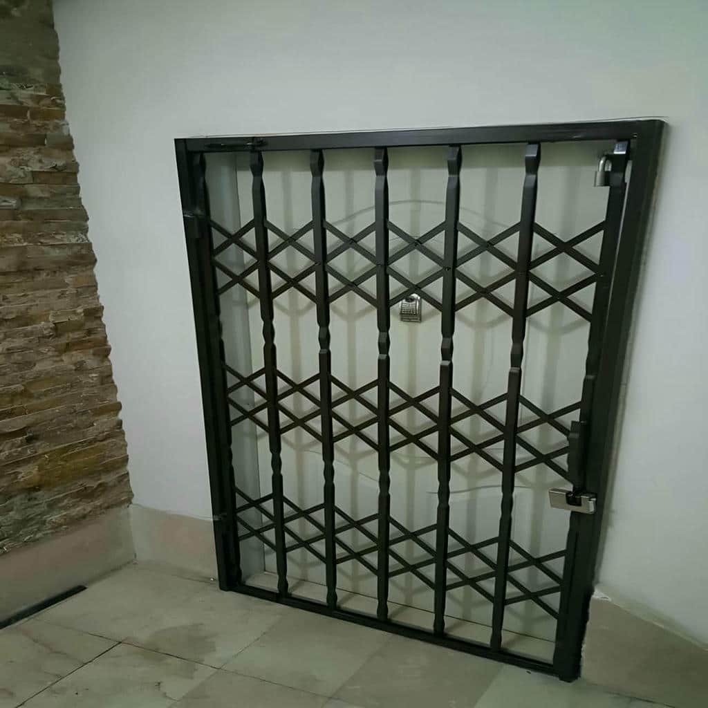 فروش درب آکاردئونی حفاظ آپارتمان ریلی تاشو در ملارد