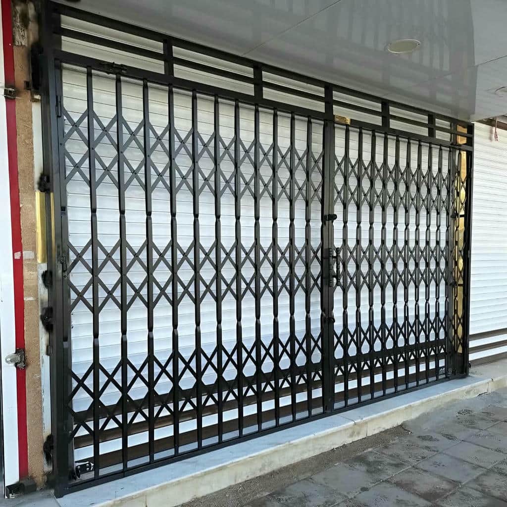 درب آکاردئونی حفاظ آپارتمان در طالقان