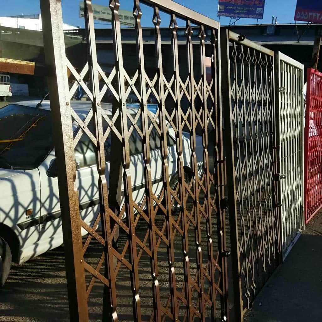 فروش درب آکاردئونی حفاظ آپارتمان ریلی تاشو در پردیس